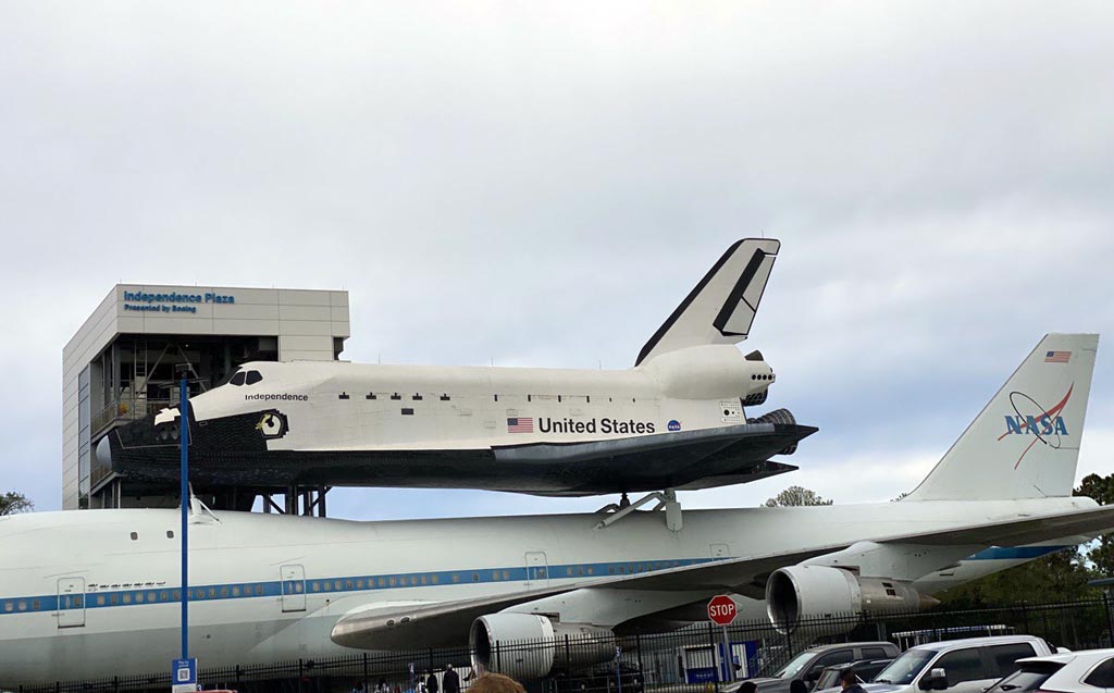Boeing 747 Shuttle Carrier Aircraft with Space Shuttle Developed by NASA